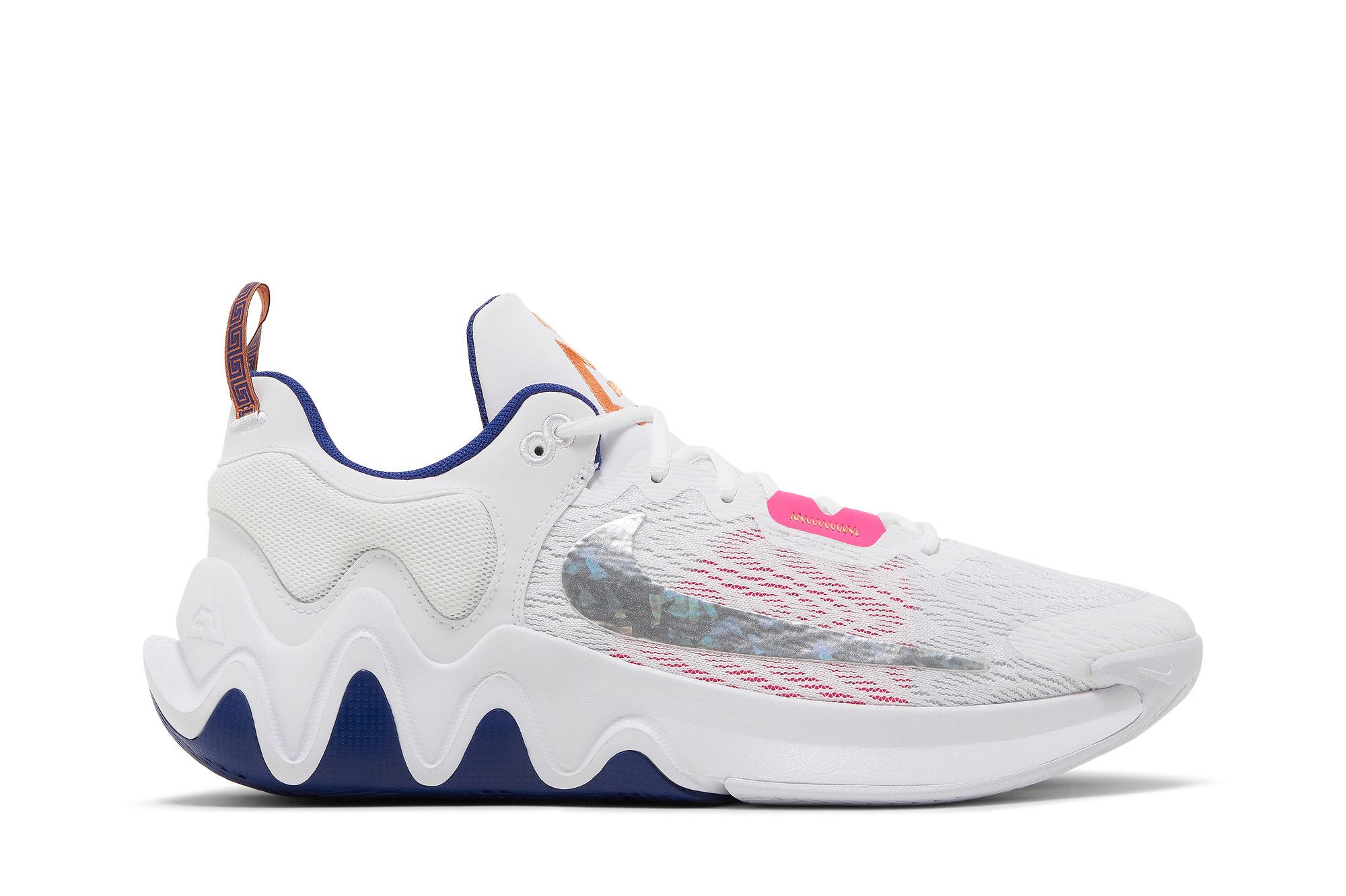 White on sale giannis shoes