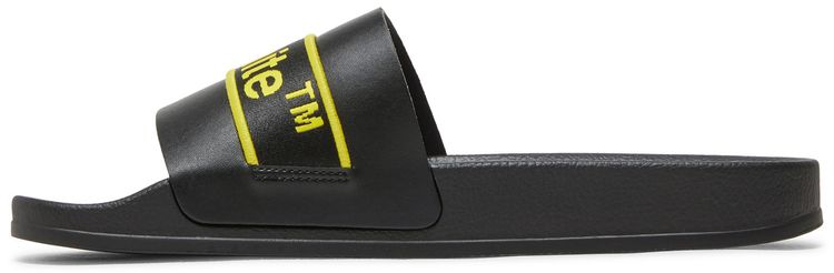 Off White Industrial Sliders Black Yellow