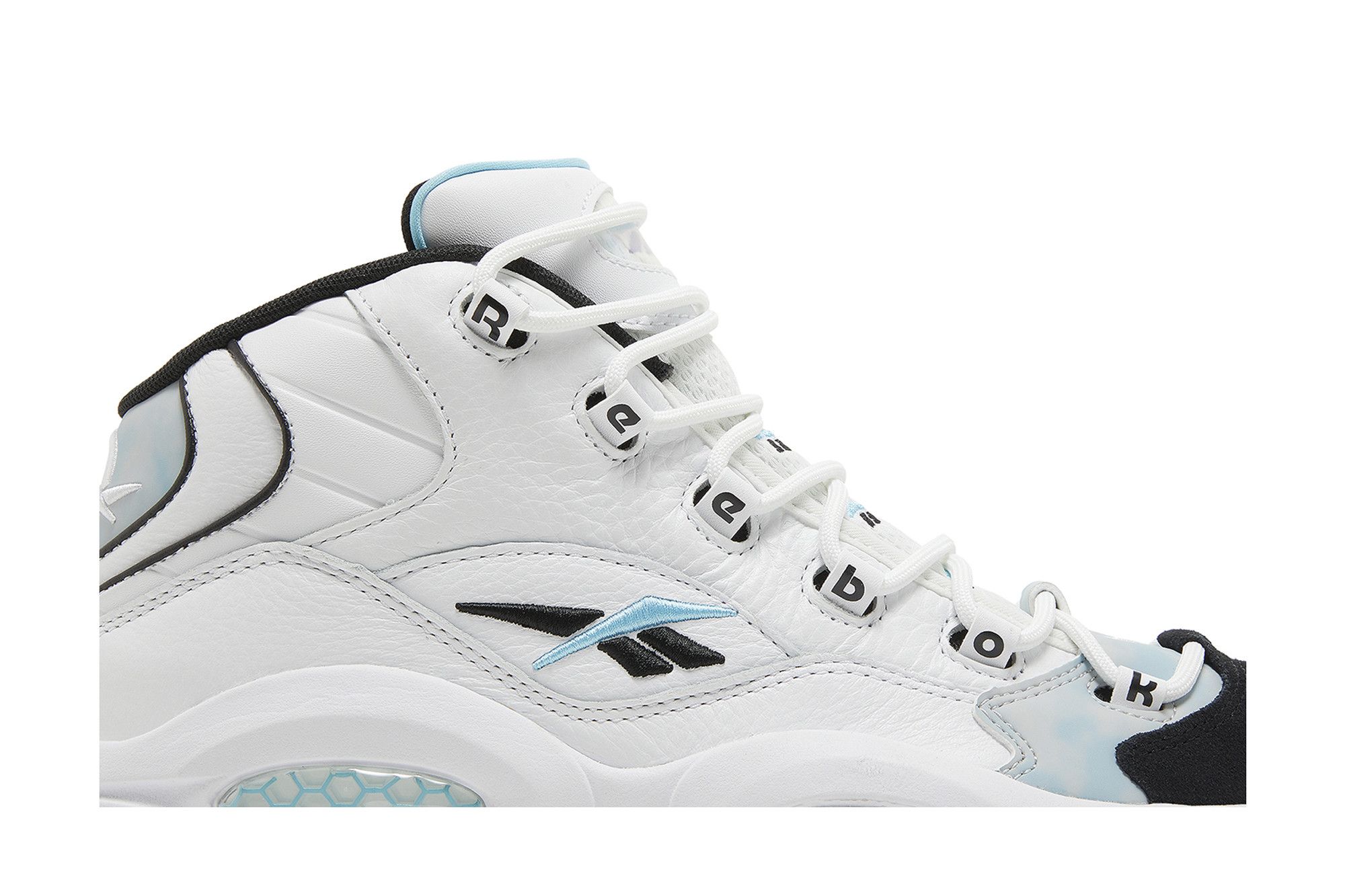 Reebok question black and white online