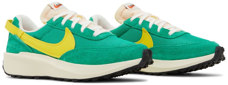 Wmns Waffle Debut Vintage Stadium Green Opti Yellow