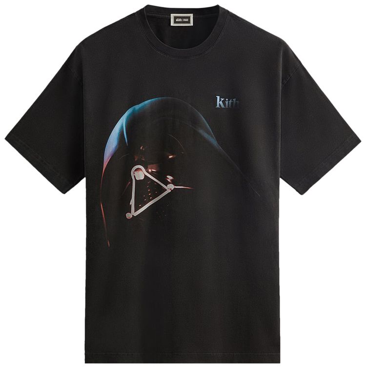 Kith x Star Wars Darth Vader Helmet Vintage Tee Black
