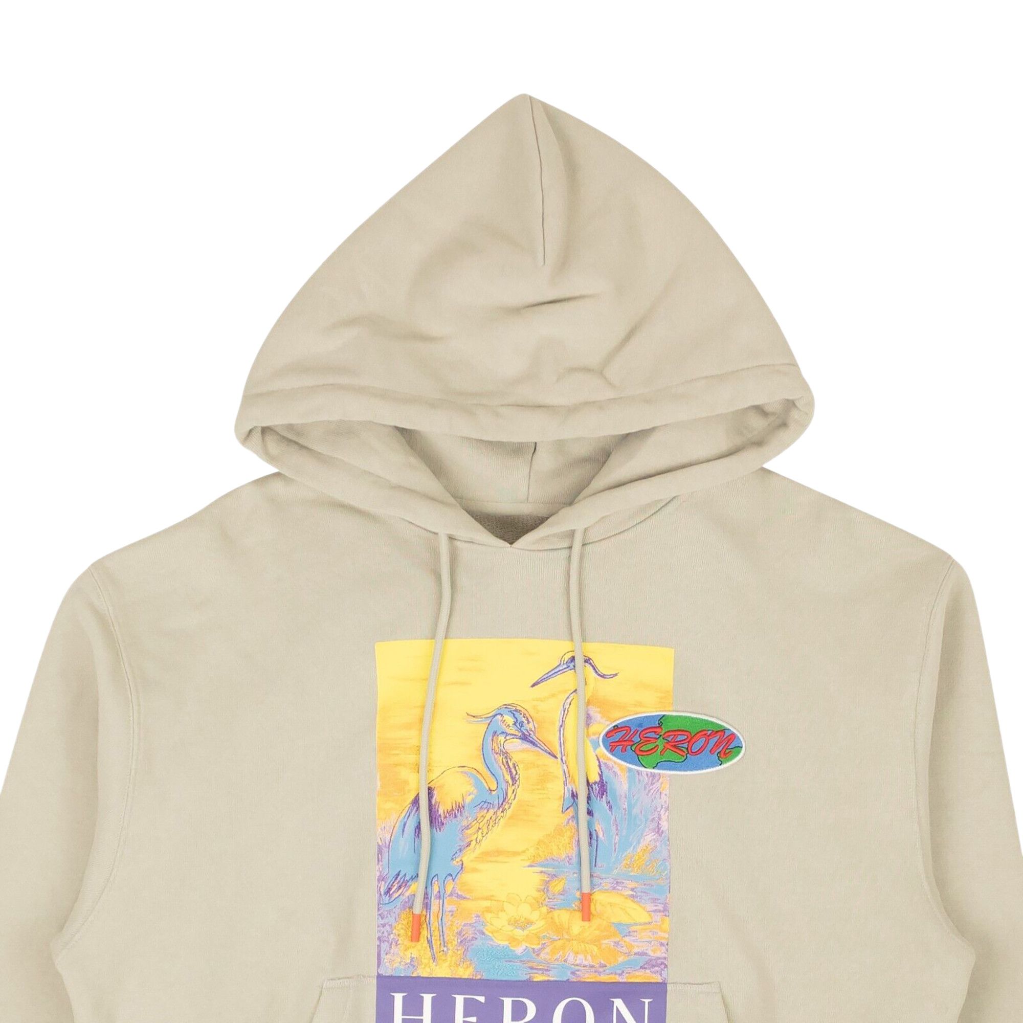 Size xxl Heron Preston Heron Hoodie Grey Yellow