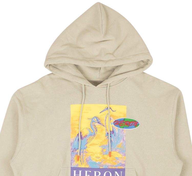 Heron Preston Heron Hoodie GreyYellow