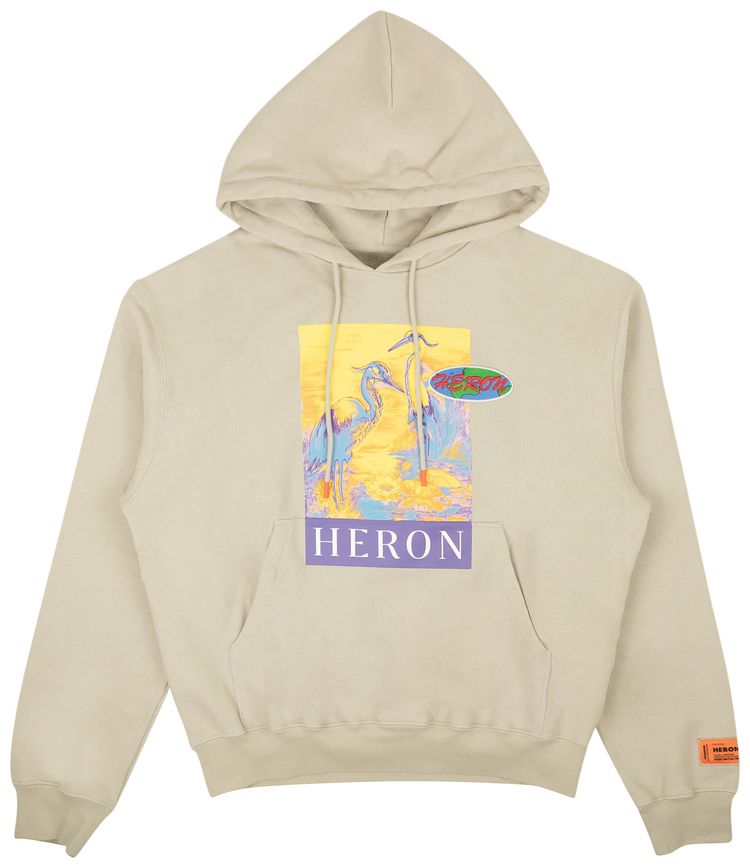 Heron Preston Heron Hoodie GreyYellow