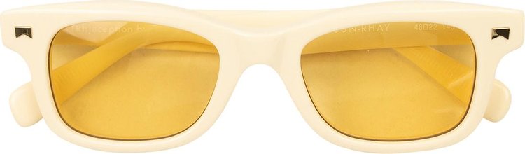 Rhude Sun Ray Glasses 'White/Yellow'
