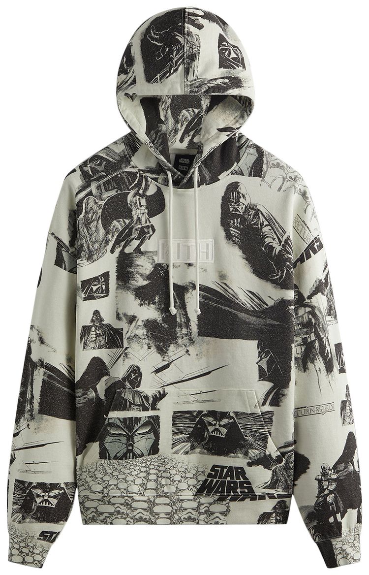 Kith x Star Wars Darth Vader Illustration Hoodie Waffle