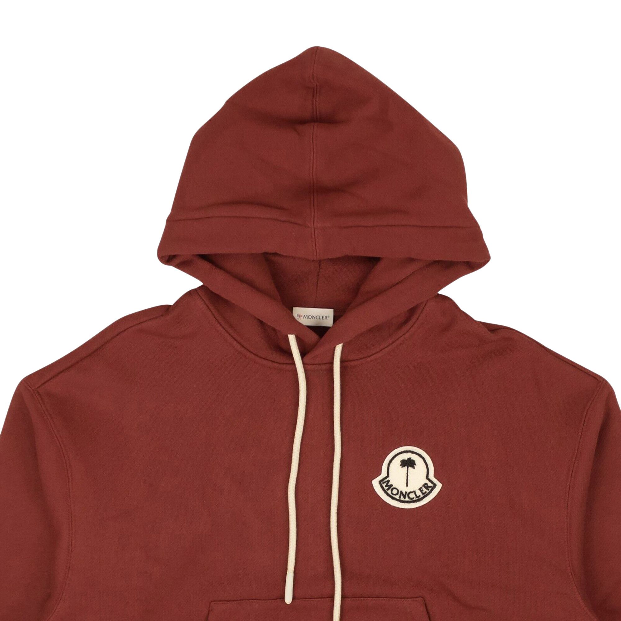 【送料・関税込み】Moncler x Palm Angels Logo Hoodie Burgundy Buy Moncler Genius x Palm Angels Logo Hoodie Sweatshirt