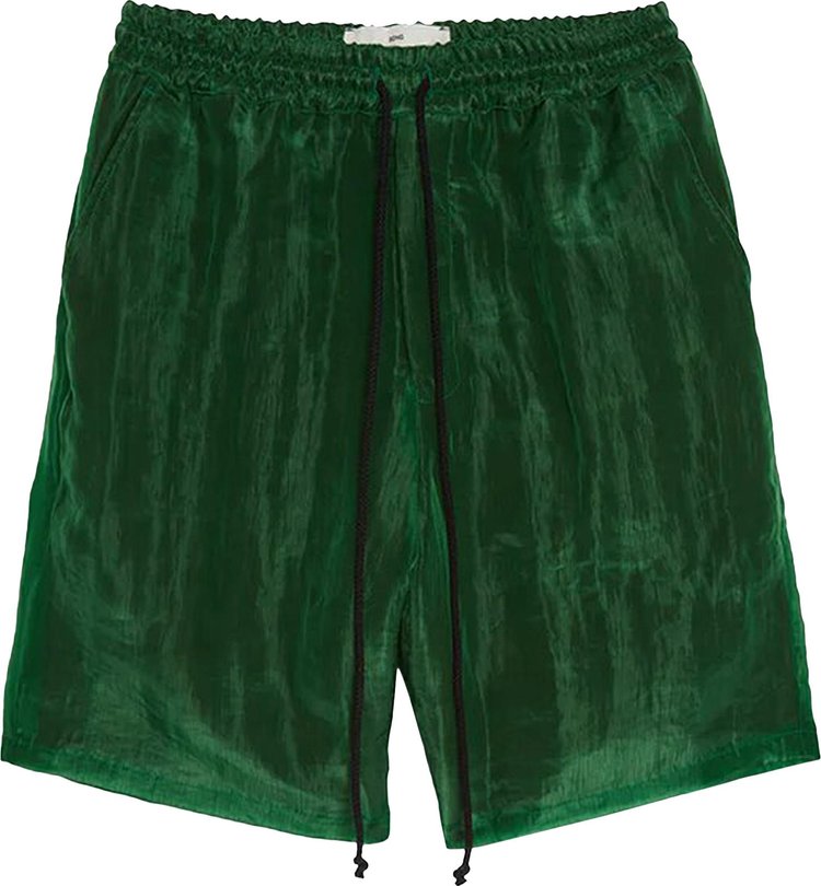 Song for the Mute Nylon Elasticated Shorts 'Green'