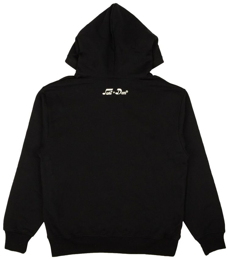 Just Don Team X Graphic Hoodie Sweatshirt Black