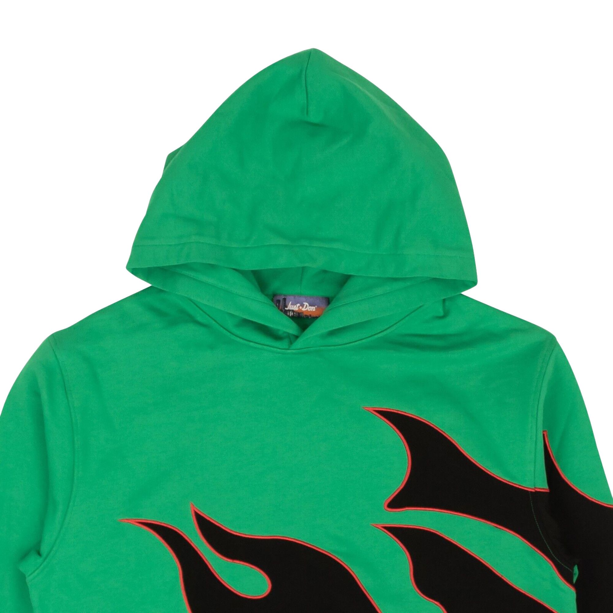Green flame hoodie shop