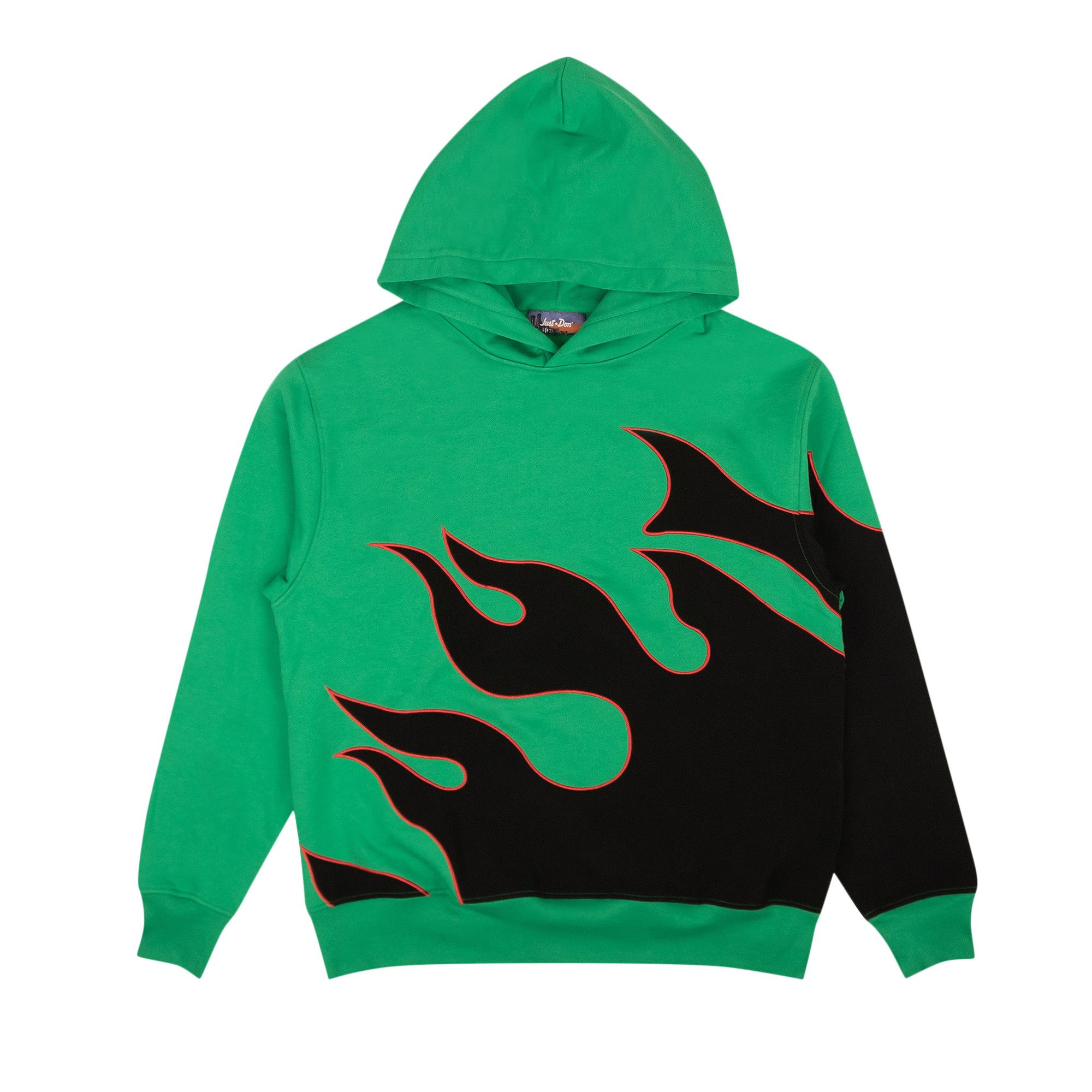Green flame hoodie new arrivals