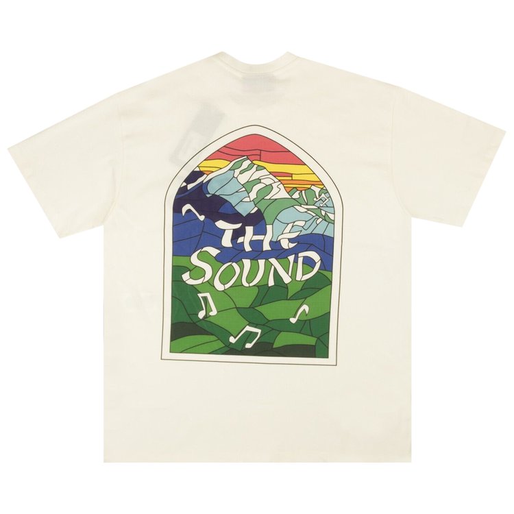 Just Don The Sound Graphic Short Sleeve T Shirt White