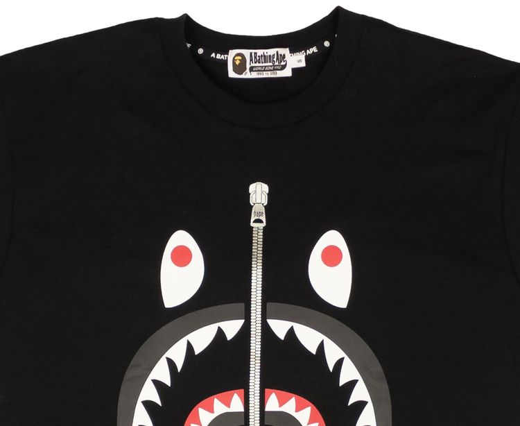 BAPE Shark Relaxed Fit Tee Black
