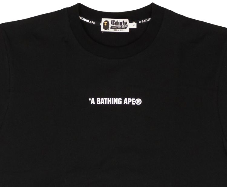 BAPE Giant Ape Head Relaxed Fit Tee Black