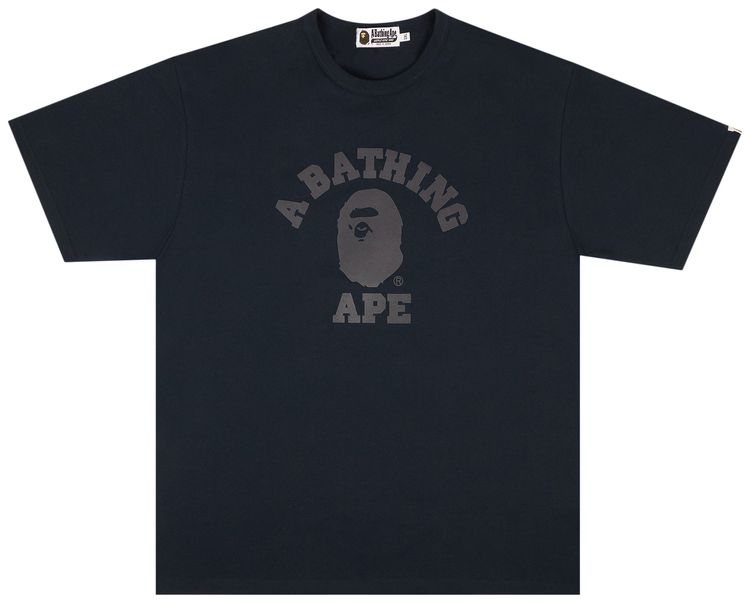 BAPE College Heavy Weight Tee Navy