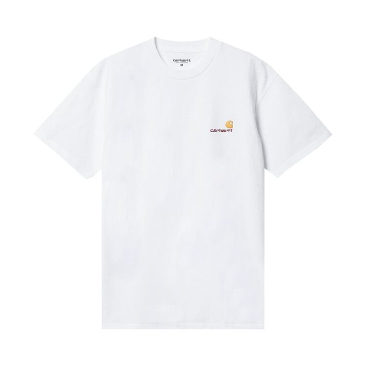 Carhartt WIP Short Sleeve American Script T Shirt White