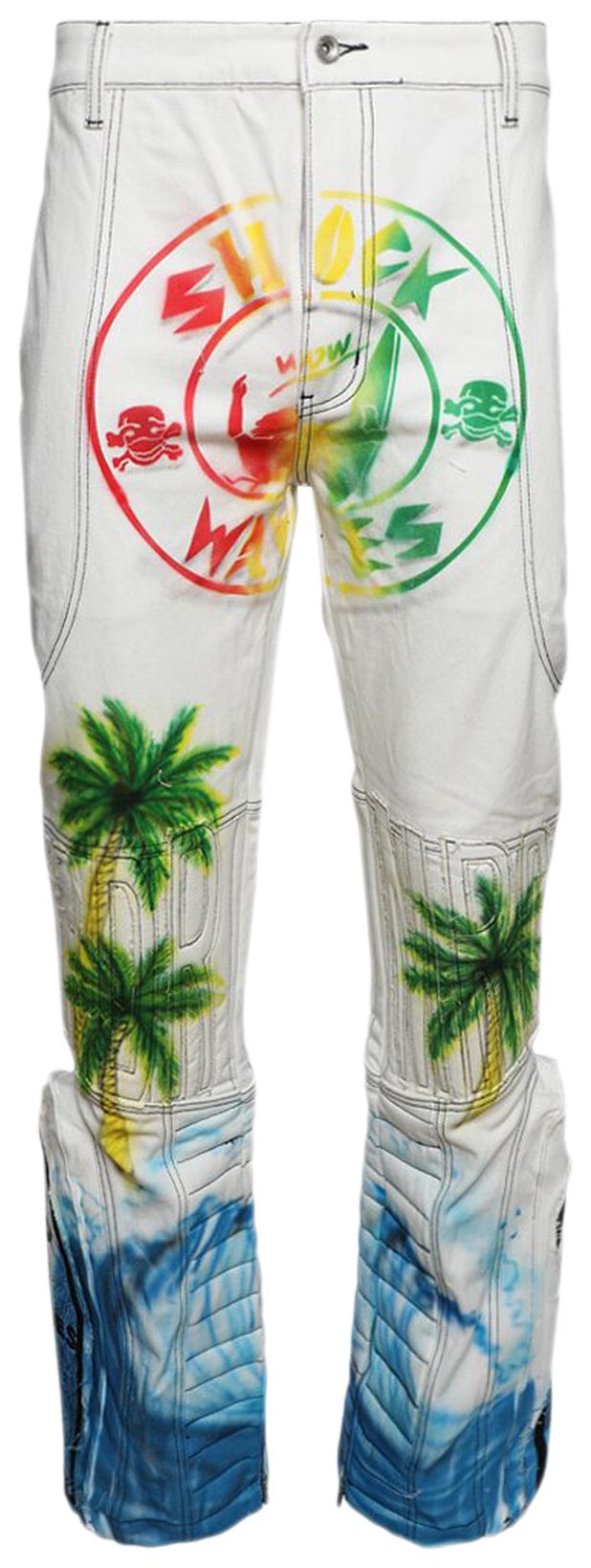 Who Decides War Bridgetown MRDR Moto Denim SkyMulticolor