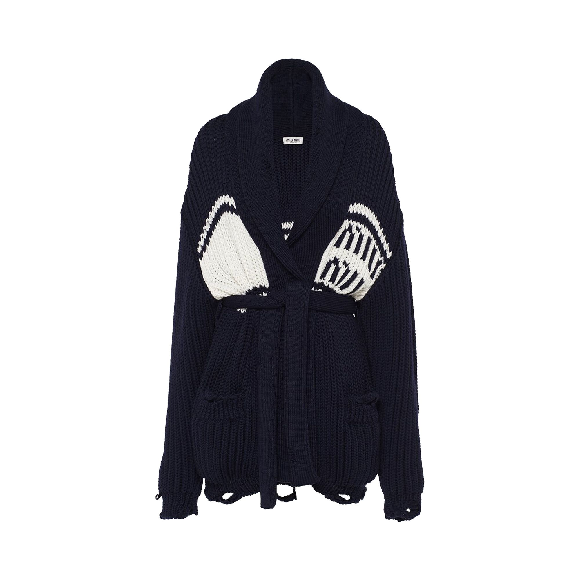 Miu miu camo store cardigan