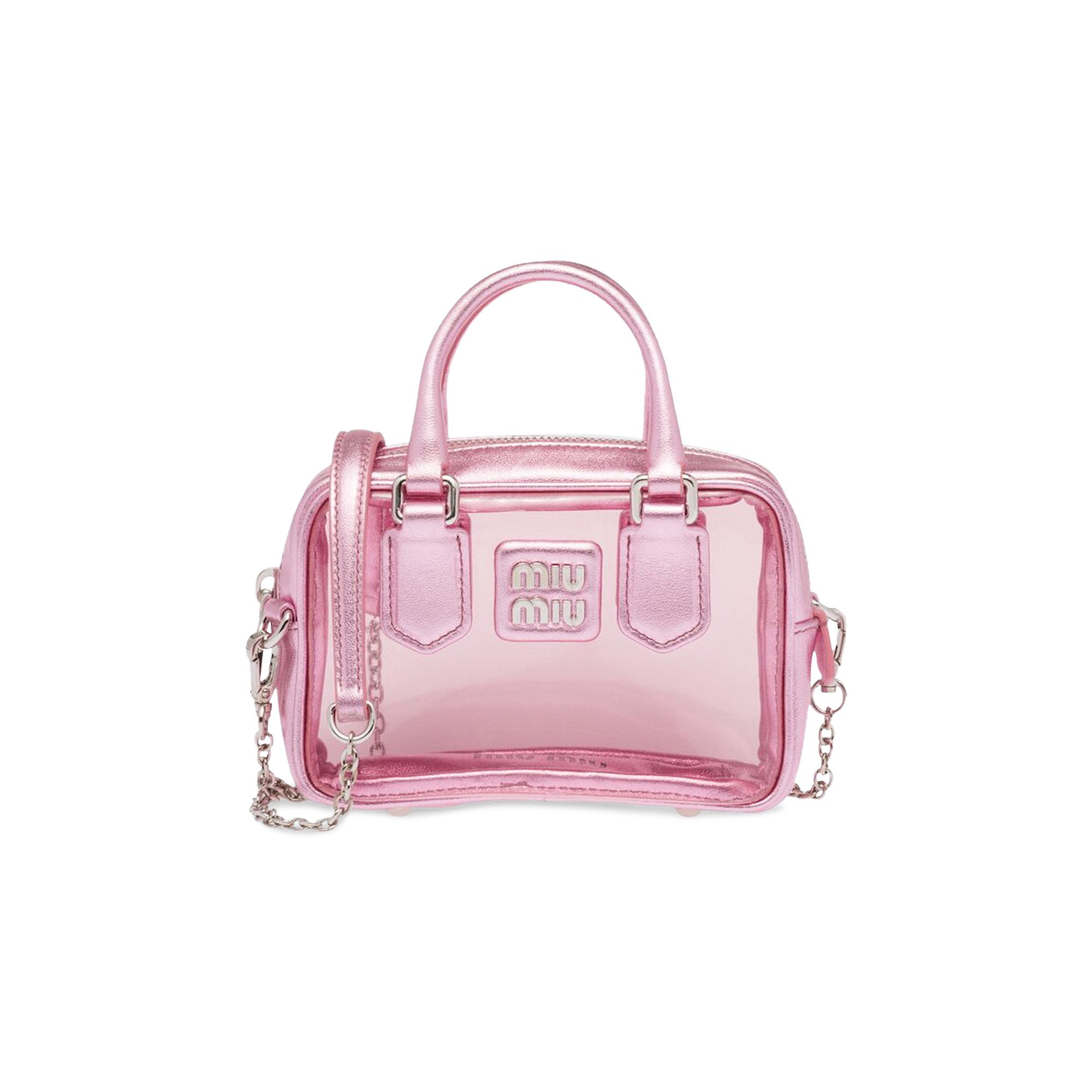 Buy Miu Miu Plex Mini Satchel 'Pink' - 5BP077 2F6Z F0XDS | GOAT NL