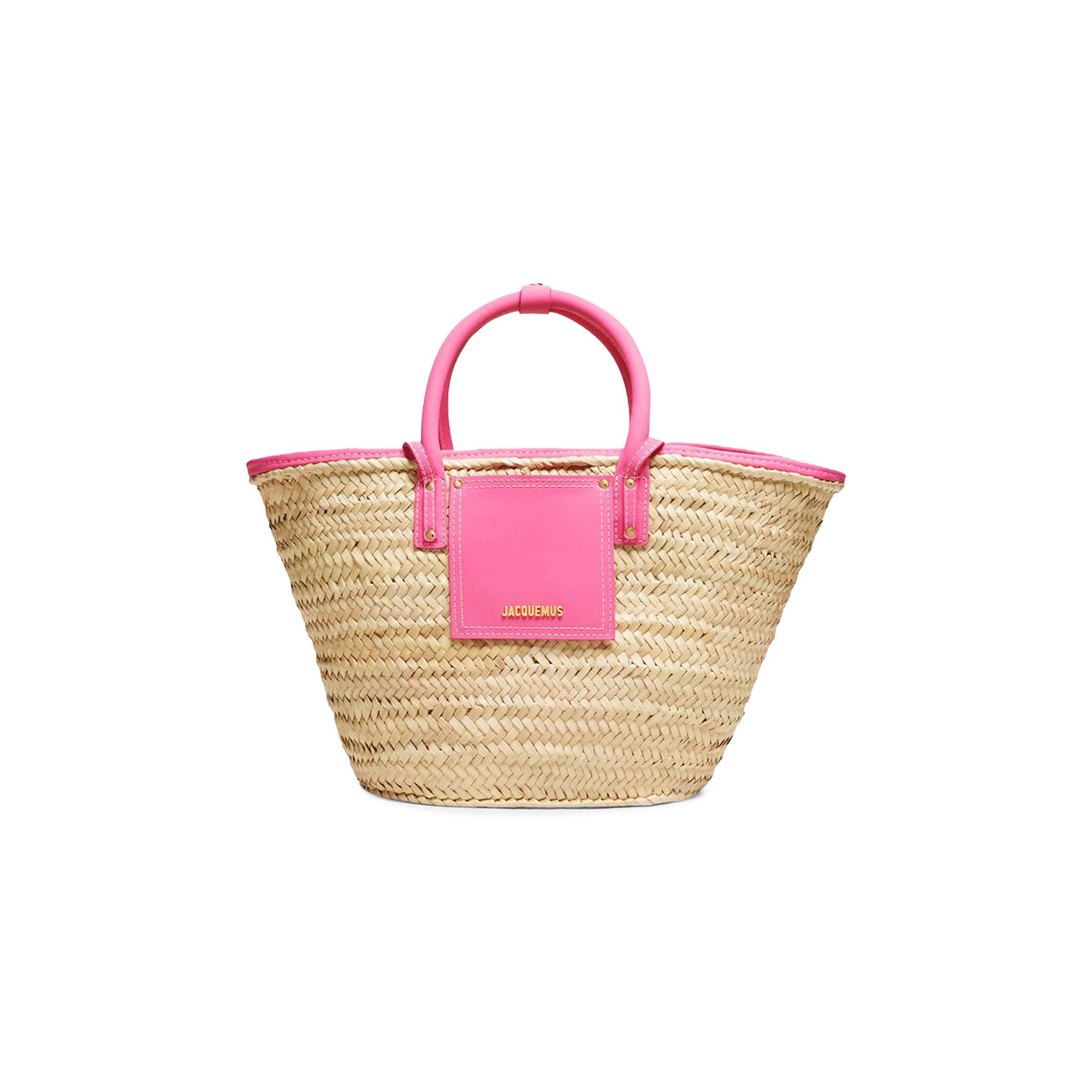 Buy Jacquemus Le Panier Soli Tote Bag 'Dark Pink' - 223BA045