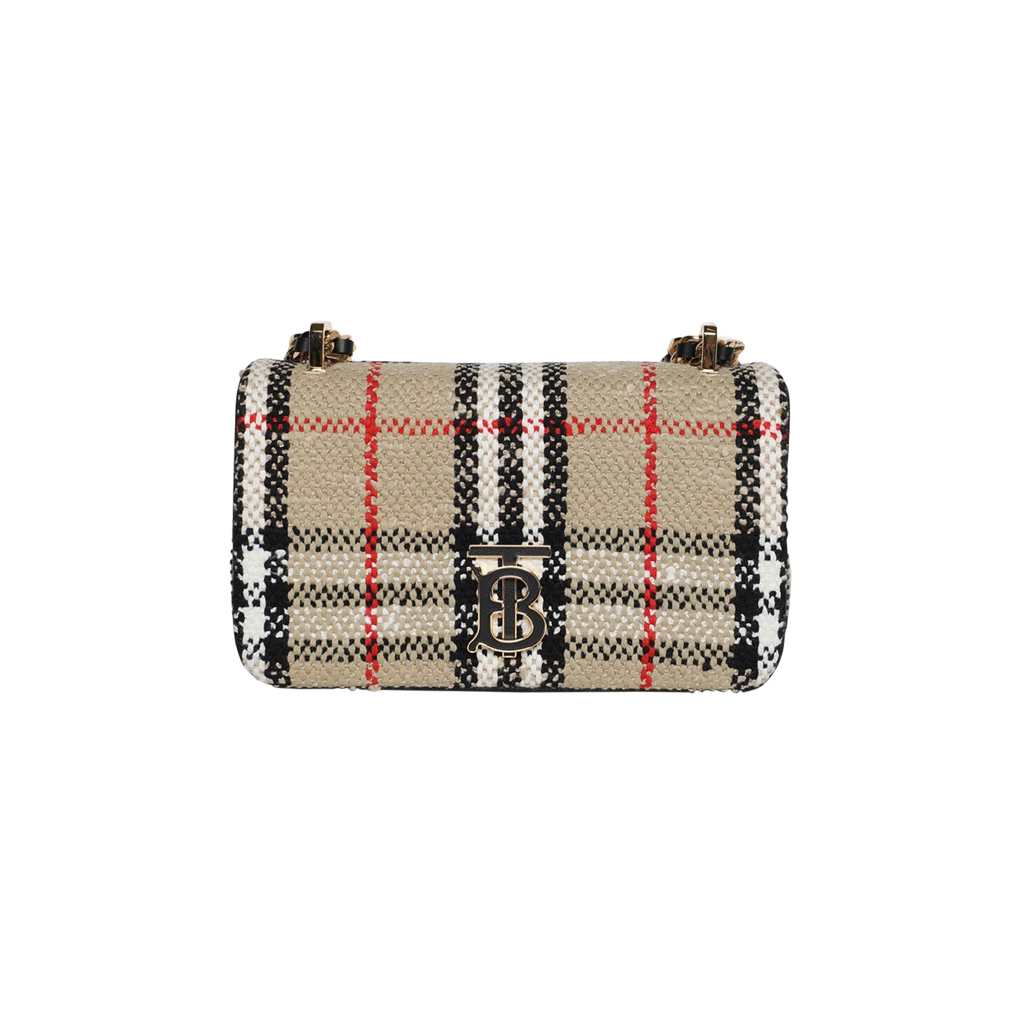 BURBERRY｜ (vintage check bookle mini rolla bag (8063083 Buy Burberry Vintage Check Motif Mini Lola Bag 'Archive