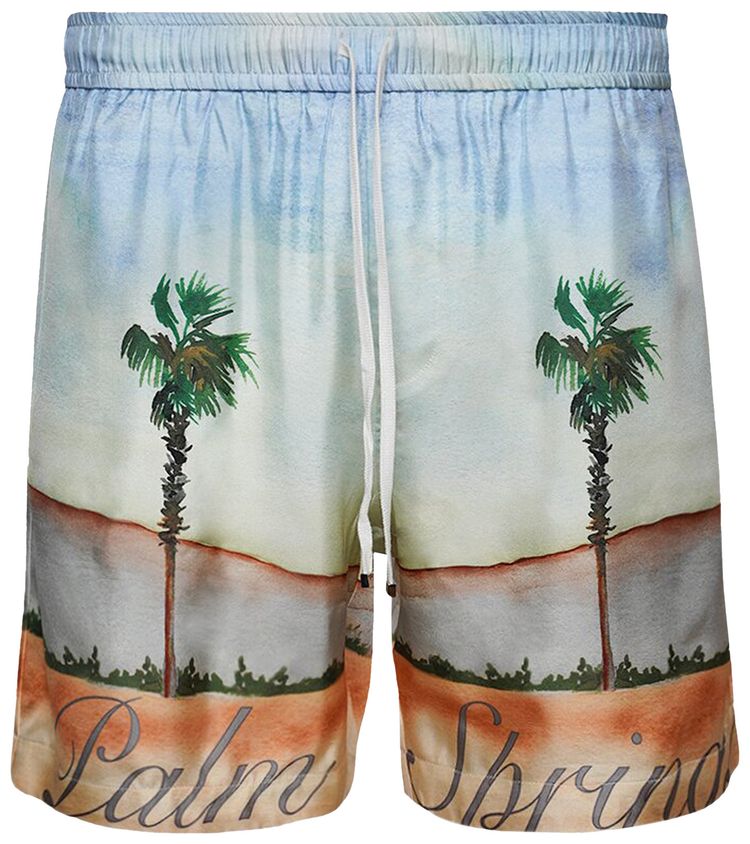 Amiri Dinosaur Silk Shorts Webster Exclusive Multicolor