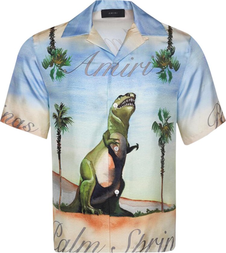 Amiri Dinosaur Webster Silk Shirt 'Multicolor'