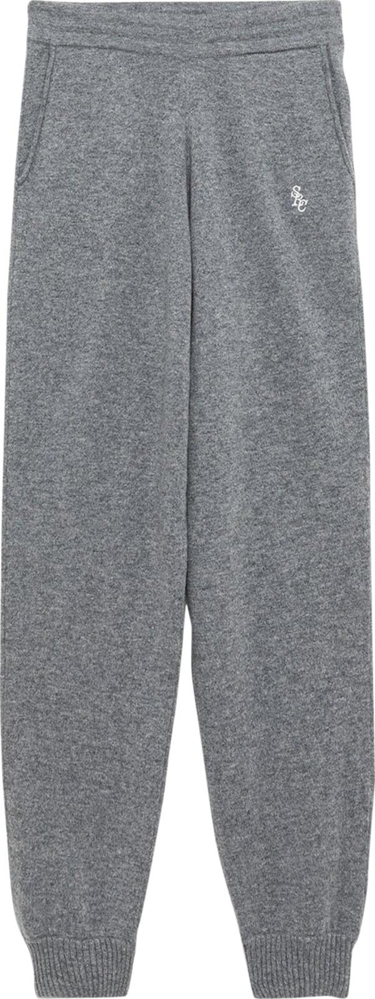 Cashmere Sweatpants Sporty & Rich Bottoms Sweat Pants Grey