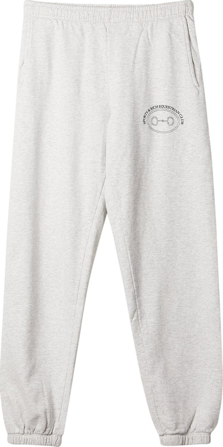 Sporty  Rich Equestrian Sweatpant Grey