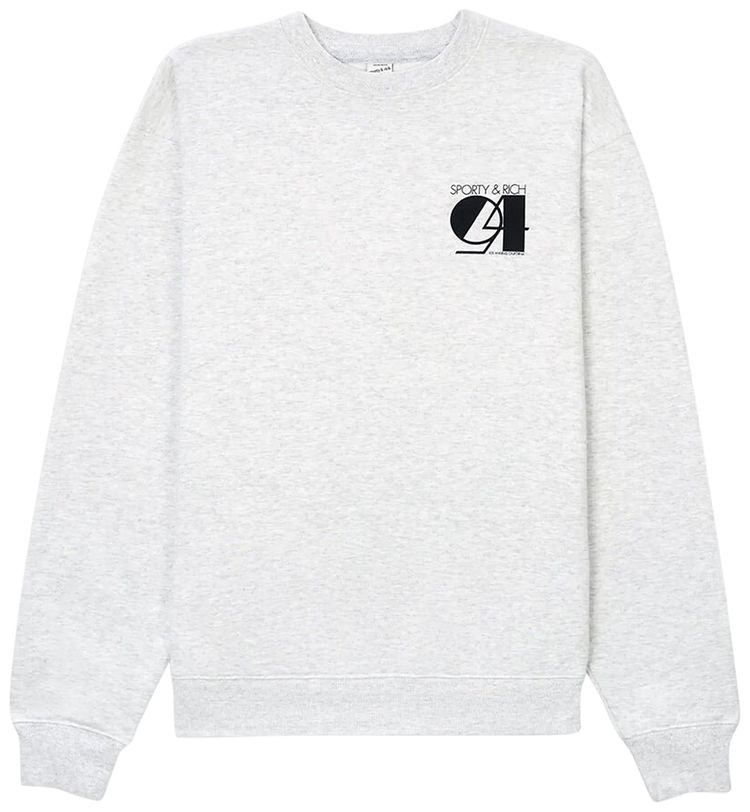 Sporty  Rich Studio Crewneck GreyBlack