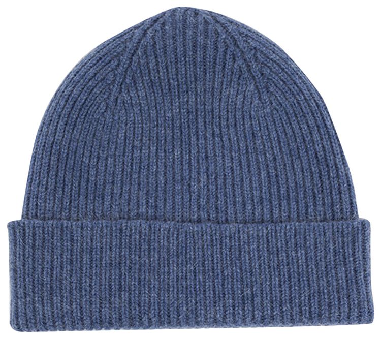 Sporty  Rich Serif Logo Beanie OceanWhite