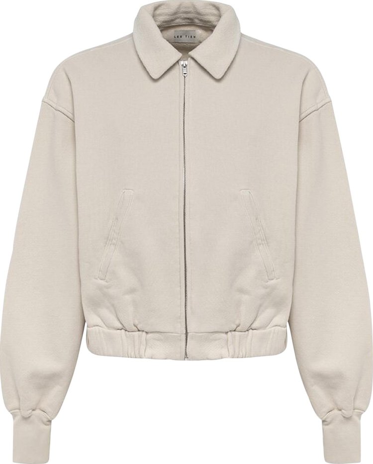 Les Tien Crop Workwear Jacket 'Ivory'