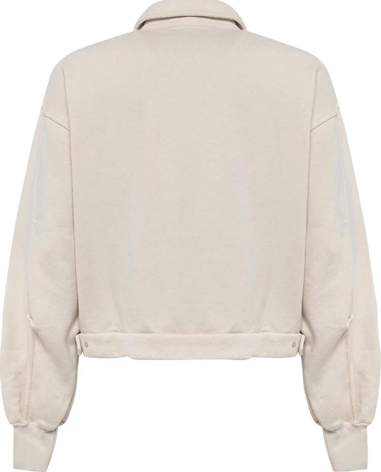 Les Tien Crop Workwear Jacket Ivory