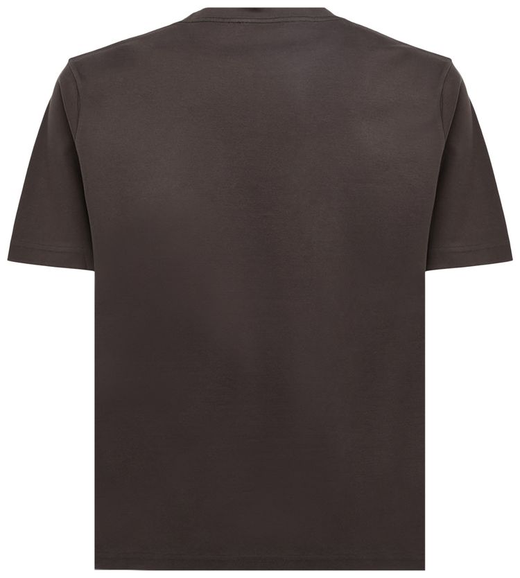 Lanvin Paris Embroidered T Shirt Ebony