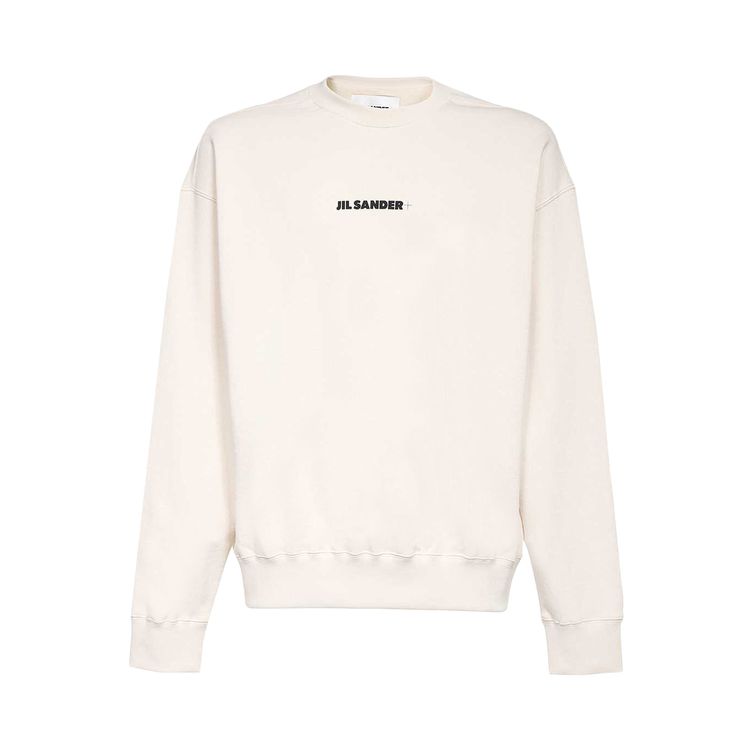 Jil Sander Long-Sleeve Logo Sweatshirt 'Off-White'