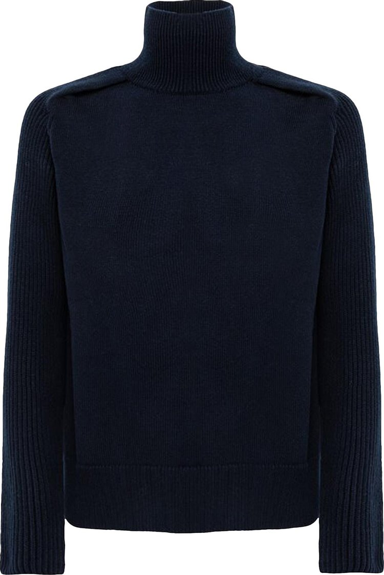 Jil Sander Crewneck Long-Sleeve Sweater 'Navy'