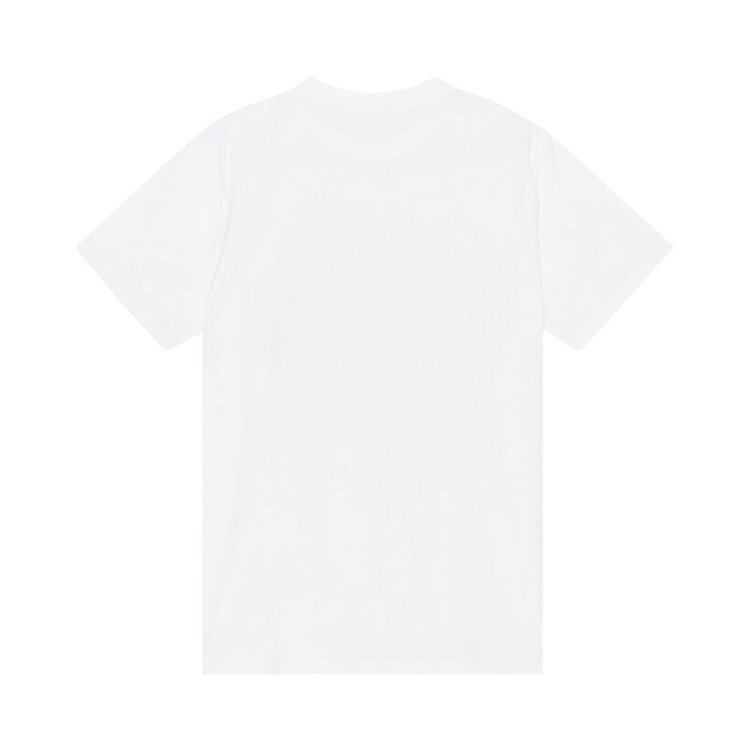 GANNI Basic Jersey Rainbow Relaxed T Shirt Bright White