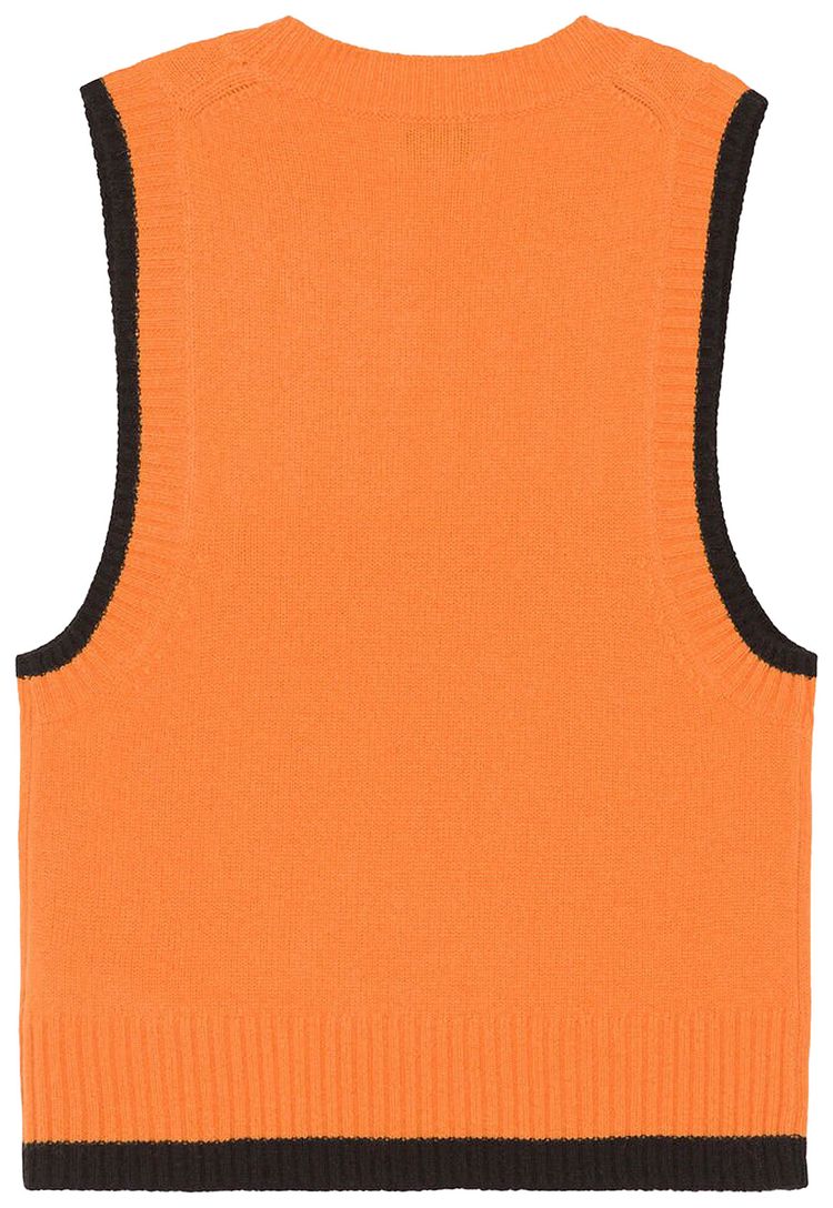 GANNI O Neck Vest Orange