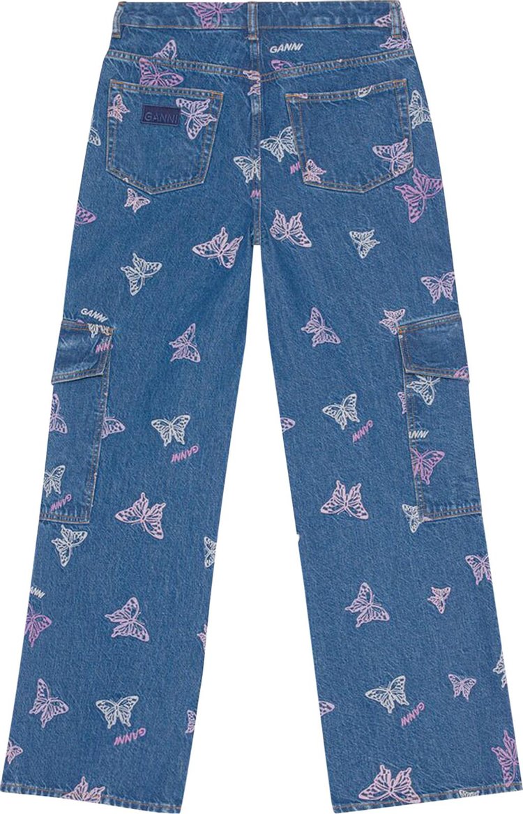 GANNI Denim Butterfly Jean Denim