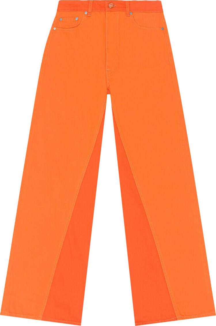 GANNI Overdyed Jozey Jeans 'Orangeade'