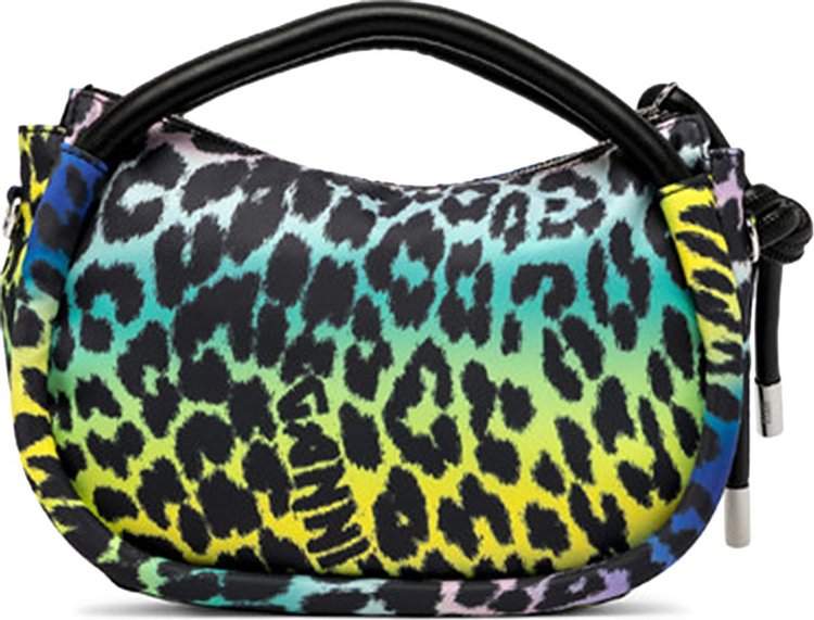 GANNI Knot Mini Bag Multicolor Leopard Multicolor