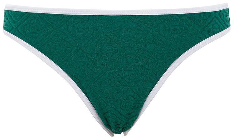 Casablanca Textured Bikini Brief Green
