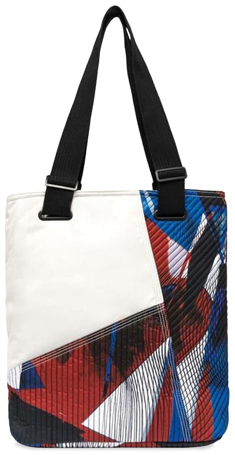 Y 3 Allover Print Tote Bag Semi Solar RedBlue Rush
