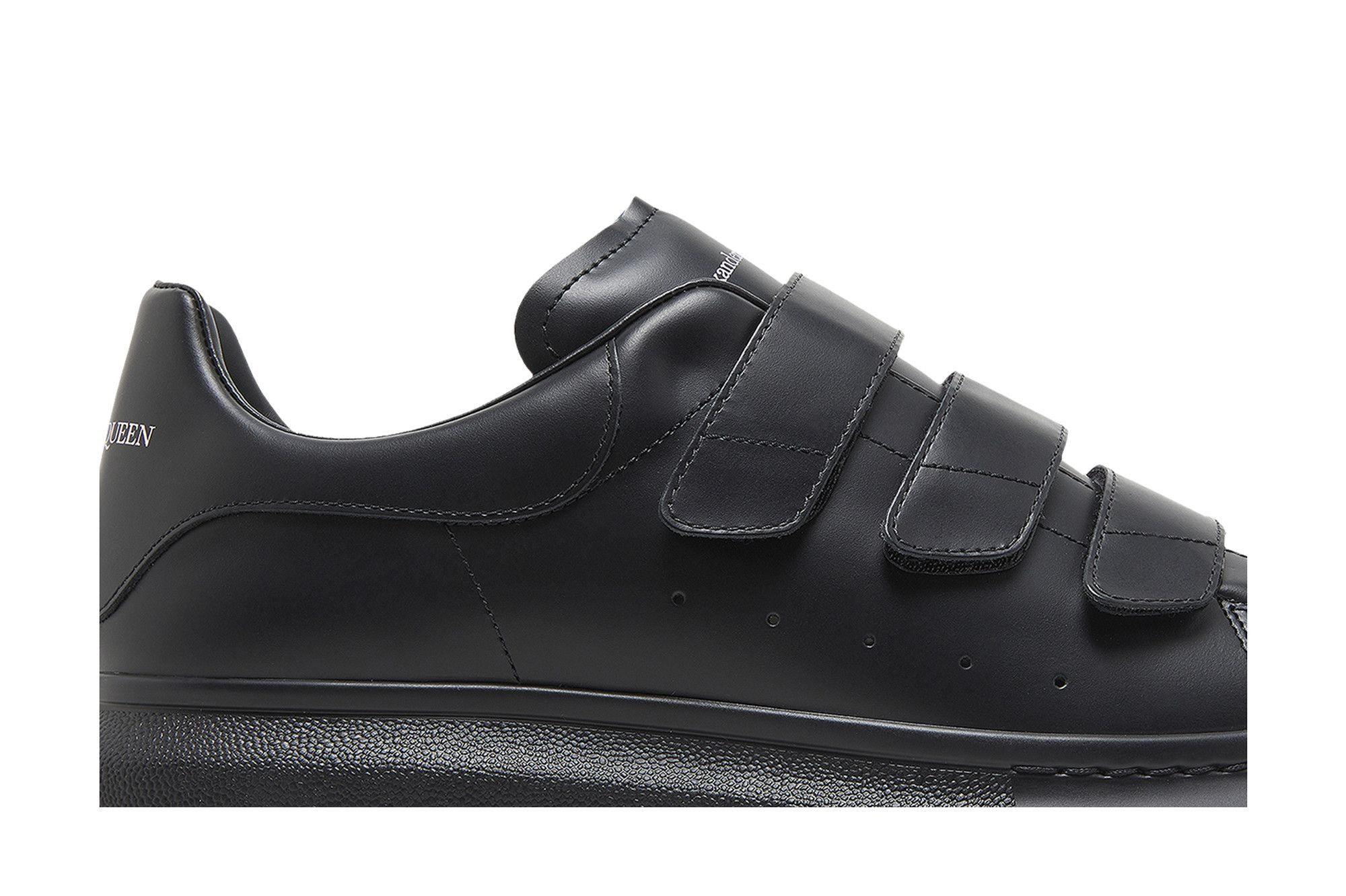 Buy Alexander McQueen Oversized Triple Strap Sneaker Triple Black 705067 WHGP5 1000 GOAT CA