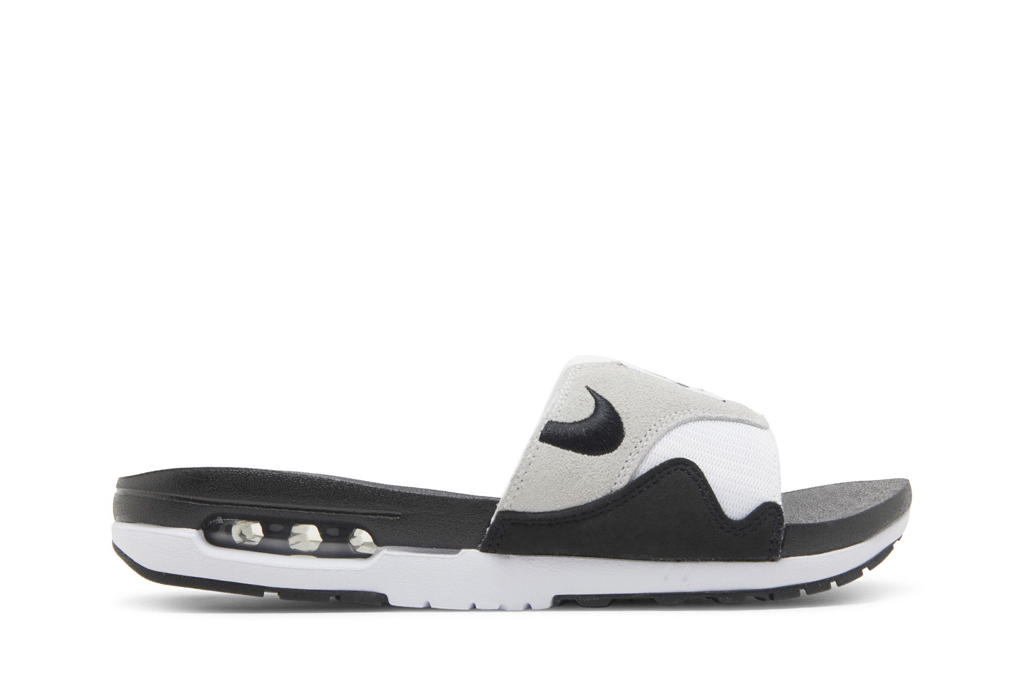Buy Nike Air Max 1 Slide 'White Black' - DH0295 102 | GOAT