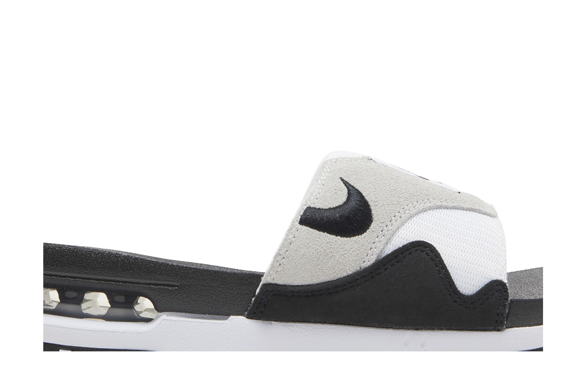 Buy Nike Air Max 1 Slide 'White Black' - DH0295 102 | GOAT