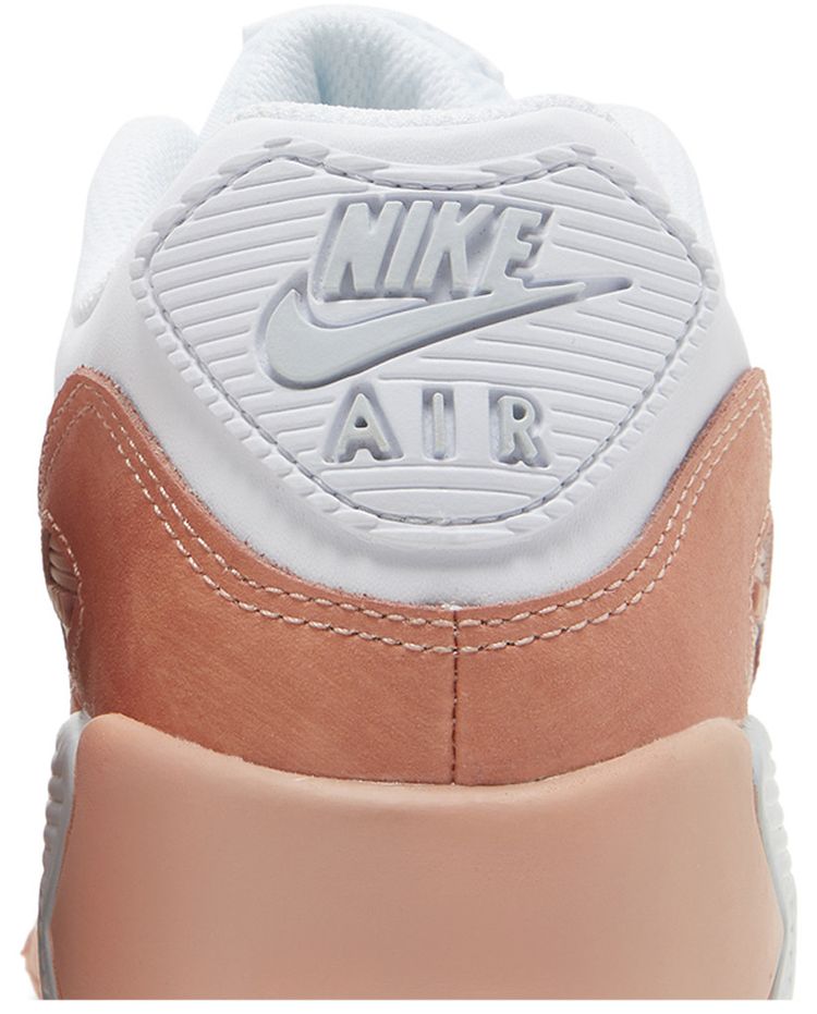 Nike Air Max 90 Leather SE GS White Light Madder Root