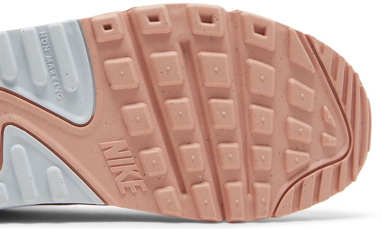 Nike Air Max 90 Leather SE GS White Light Madder Root