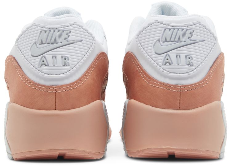 Nike Air Max 90 Leather SE GS White Light Madder Root