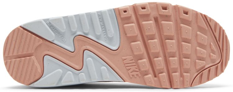 Nike Air Max 90 Leather SE GS White Light Madder Root